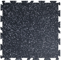 BS2001-20 RUBBER FLOOR (BLACK+WHITE 20mm)