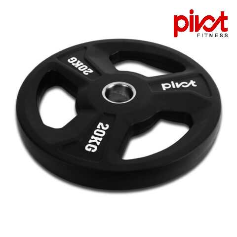 P2470.10 OLYMPIC RUBBER PLATES/DISC/WEIGHTS/WEIGHT PLATES 10KG (PAIR) (PIVOT) BRAND